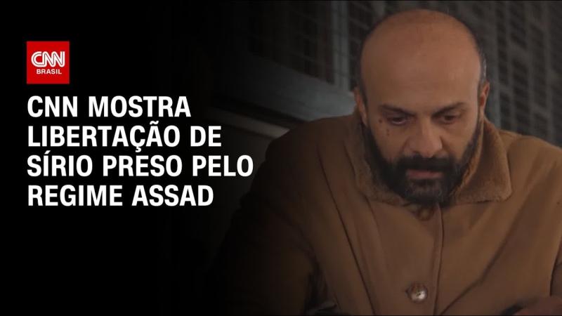 CNN mostra libertação de sírio preso pelo regime Assad